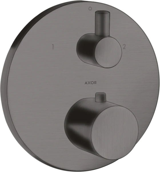 Axor Uno inbouw thermostaat - brushed black chrome