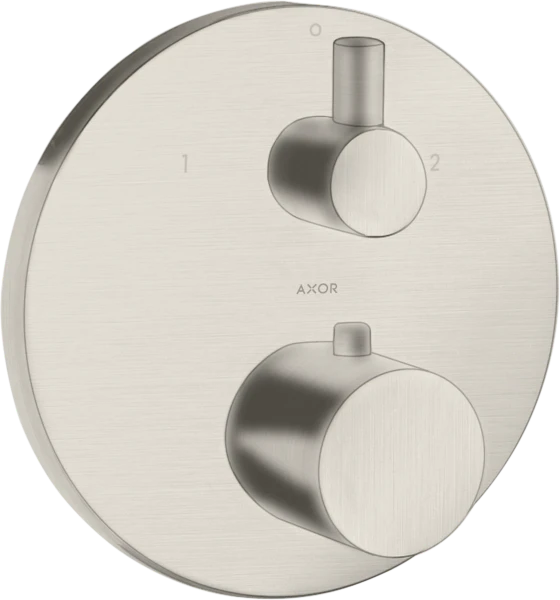 Axor Uno 2 robinet thermostatique encastré optique inox