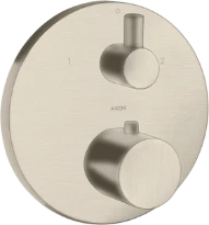 Axor Uno 2 robinet thermostatique encastré nickel brossé
