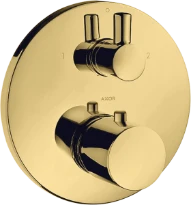 THERMOSTAT A ENCASTRER AXOR UNO 2 polished gold optic