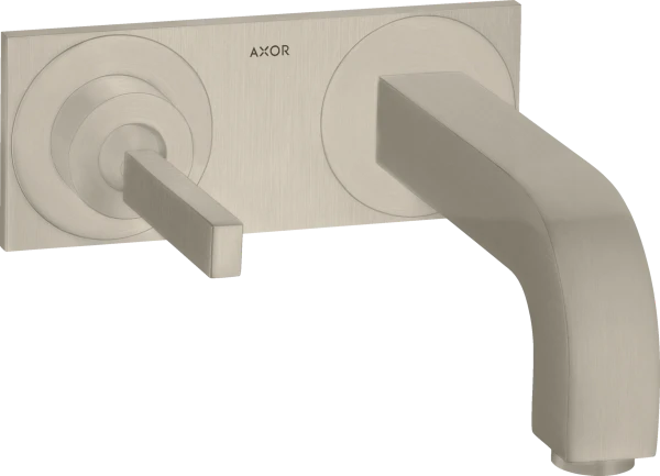 MELANGEUR DE LAVABO A ENCASTRER AXOR CITTERIO brushed nickel
