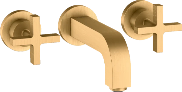 MELANGEUR DE LAVABO 3-TROUS AXOR CITTERIO brushed brass
