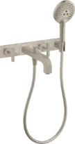 MELANGEUR BAIGNOIRE 3-TROUS AXOR CITTERIO brushed nickel