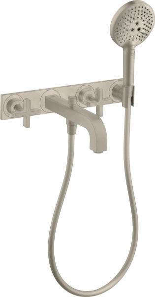 MELANGEUR BAIGNOIRE 3-TROUS AXOR CITTERIO brushed nickel