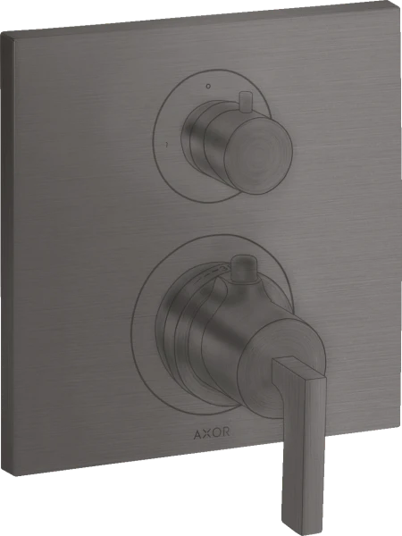 THERMOSTAT A ENCASTRER AXOR CITTERIO brushed black chrome