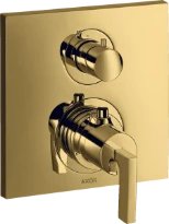 THERMOSTAT A ENCASTRER AXOR CITTERIO polished gold optic