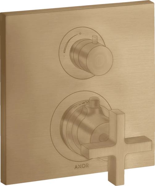 THERMOSTAT A ENCASTRER AXOR CITTERIO brushed bronze