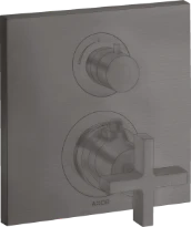 THERMOSTAT A ENCASTRER AXOR CITTERIO brushed black chrome