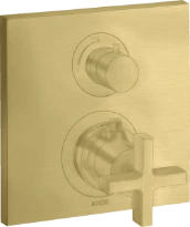 THERMOSTAT A ENCASTRER AXOR CITTERIO brushed brass