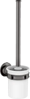 PORTE BROSSE WC AXOR MONTREUX polished black chrome