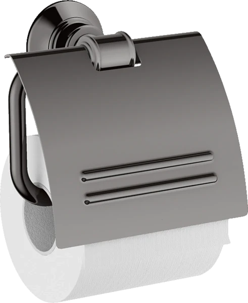 PORTE PAPIER WC AXOR MONTREUX polished black chrome