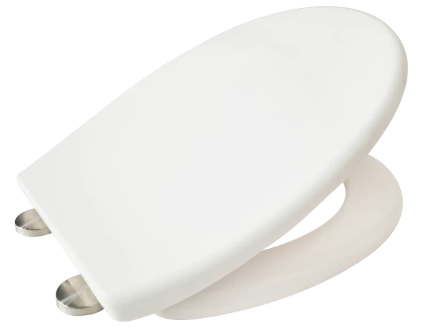 Procasa Uni Soft toiletzitting - wit - Scharnier inox - Softclose - Quick-Release