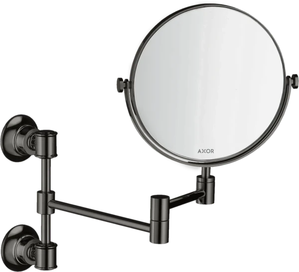 MIROIR MAKE-UP AXOR MONTREUX polished black chrome