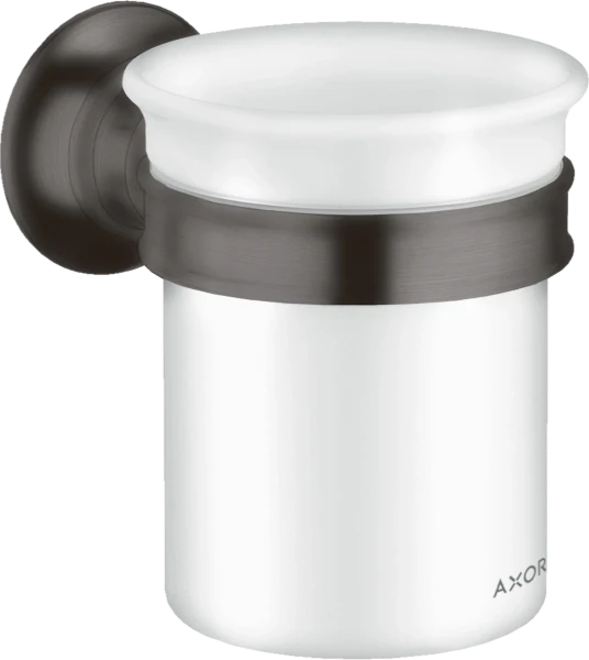 PORTE VERRE AXOR MONTREUX brushed black chrome