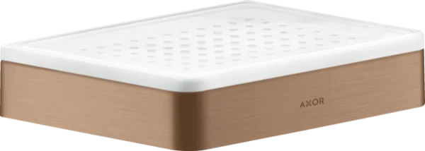 COUPE-SAVON AXOR brushed red gold