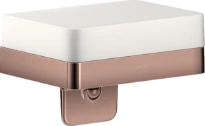 DISTRIBUTEUR SAVON AXOR UNIVERSAL 15 - 9,9 ! cm 180 ML polished red gold avec tablette