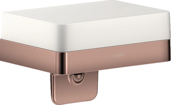 DISTRIBUTEUR SAVON AXOR UNIVERSAL 15 - 9,9 ! cm 180 ML polished red gold avec tablette