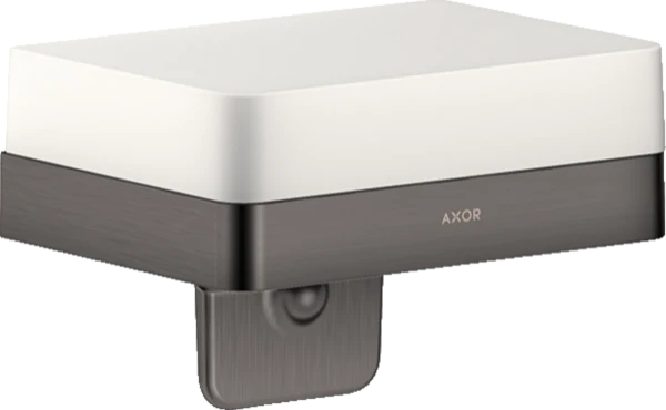 DISTRIBUTEUR SAVON AXOR UNIVERSAL 15 - 9,9 ! cm 180 ML brushed black chrome avec tablette