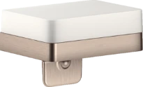 DISTRIBUTEUR SAVON AXOR UNIVERSAL 15 - 9,9 ! cm 180 ML brushed nickel avec tablette