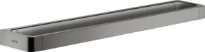 PORTESERVIETTES AXOR UNIVERSAL 69,4 - 8 o 3,1 ! cm polished black chrome