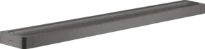 PORTESERVIETTES AXOR UNIVERSAL 89,4 - 8 o 3,1 ! cm brushed black chrome
