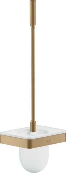 PORTE BROSSE WC AXOR UNIVERSAL 11 - 46,5 ! cm brushed bronze verre montage mural