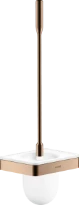 PORTE BROSSE WC AXOR UNIVERSAL 11 - 46,5 ! cm polished red gold verre montage mural