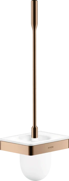 PORTE BROSSE WC AXOR UNIVERSAL 11 - 46,5 ! cm polished red gold verre montage mural