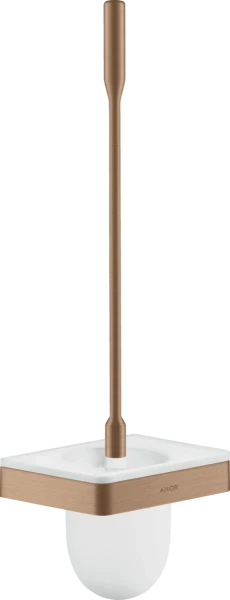 PORTE BROSSE WC AXOR UNIVERSAL 11 - 46,5 ! cm brushed red gold verre montage mural