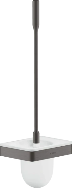 Axor Universal Porte-brosse 11 - 46,5  cm modèle mural en verre chromé noir brossé