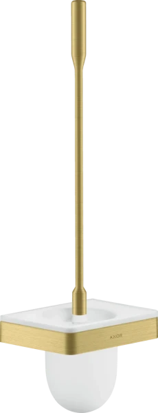 PORTE BROSSE WC AXOR UNIVERSAL 11 - 46,5 ! cm brushed brass verre montage mural