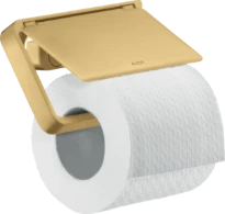 PORTE PAPIER WC AXOR UNIVERSAL 13,5 - 8 ! cm brushed gold optic avec couvercle
