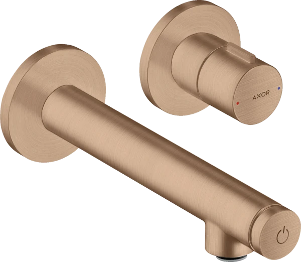 MELANGEUR DE LAVABO AXOR UNO brushed red gold