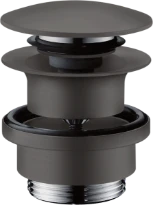Axor vidage lavabo chromé noir brossé