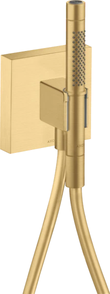 AXOR Starck Porter Unit avec douche à main "tube" Brushed Gold Optic