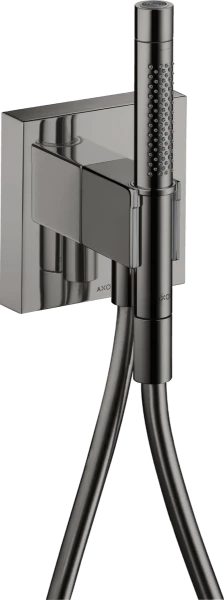 AXOR Starck Porter Unit avec douche à main "tube" Polished Black Chrome