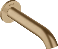 Axor Uno bec pour bain courbé bronze brossé