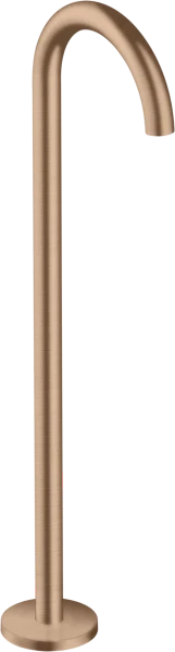 AXOR Uno Bec déverseur mont.sol coudé Brushed Red Gold