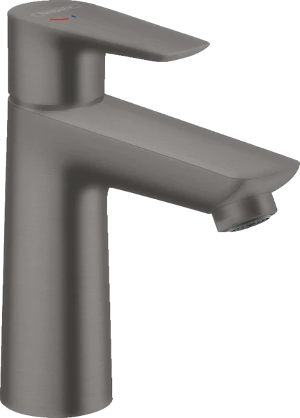 Hansgrohe Talis E 110 mitigeur lavabo sans vidage - noir chromé brossé - démarrage à froid