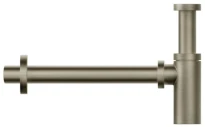 GESSI Technical Accessories Siphon 1 1/4”. Finox Brushed Nickel