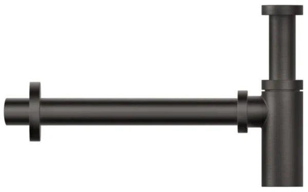 Gessi Technical Accessories Siphon 1 1/4”. Black Metal Brossé PVD
