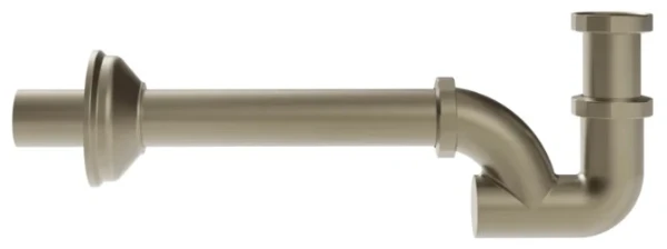 GESSI Technical Accessories Siphon 1 1/4”. Finox Brushed Nickel