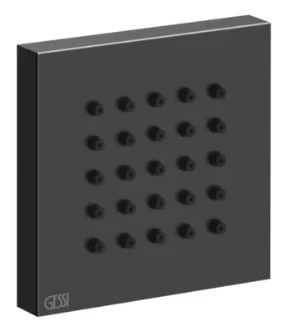 Gessi Rettangolo Shower Douchette latérale Black Metal PVD