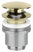 GESSI Technical Accessories Bonde automatique “Stop&Go” pour lavabo sans trop plein. Brass PVD
