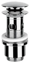 GESSI Technical Accessories Bonde automatique “Stop&Go” pour lavabo avec trop plein. chromé