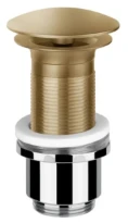Gessi Technical Accessories Bonde automatique “Stop&Go” pour lavabo sans trop plein. Warm Bronze Br. PVD