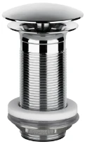 Gessi Technical Accessories Bonde pour lavabo sans trop plein, vidage libre. chromé