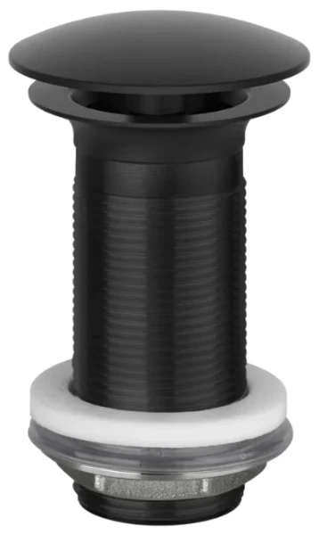 GESSI Technical Accessories Bonde pour lavabo sans trop plein, vidage libre. Noir XL