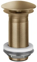 Gessi Technical Accessories Bonde pour lavabo sans trop plein, vidage libre. Warm Bronze Br. PVD