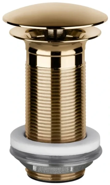 GESSI Technical Accessories Bonde pour lavabo sans trop plein, vidage libre. Warm Bronze PVD